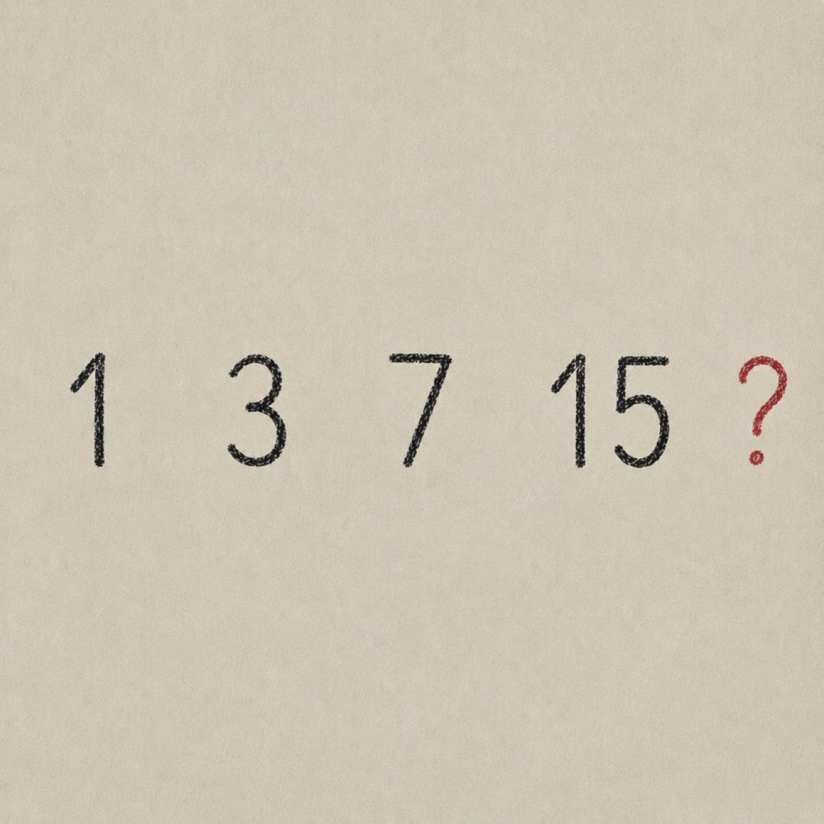 GeniusQuescctr's tweet photo. If you solve this in 10 seconds, you're a genius.

What could the next number be? https://t.co/5qvX6j5LDw