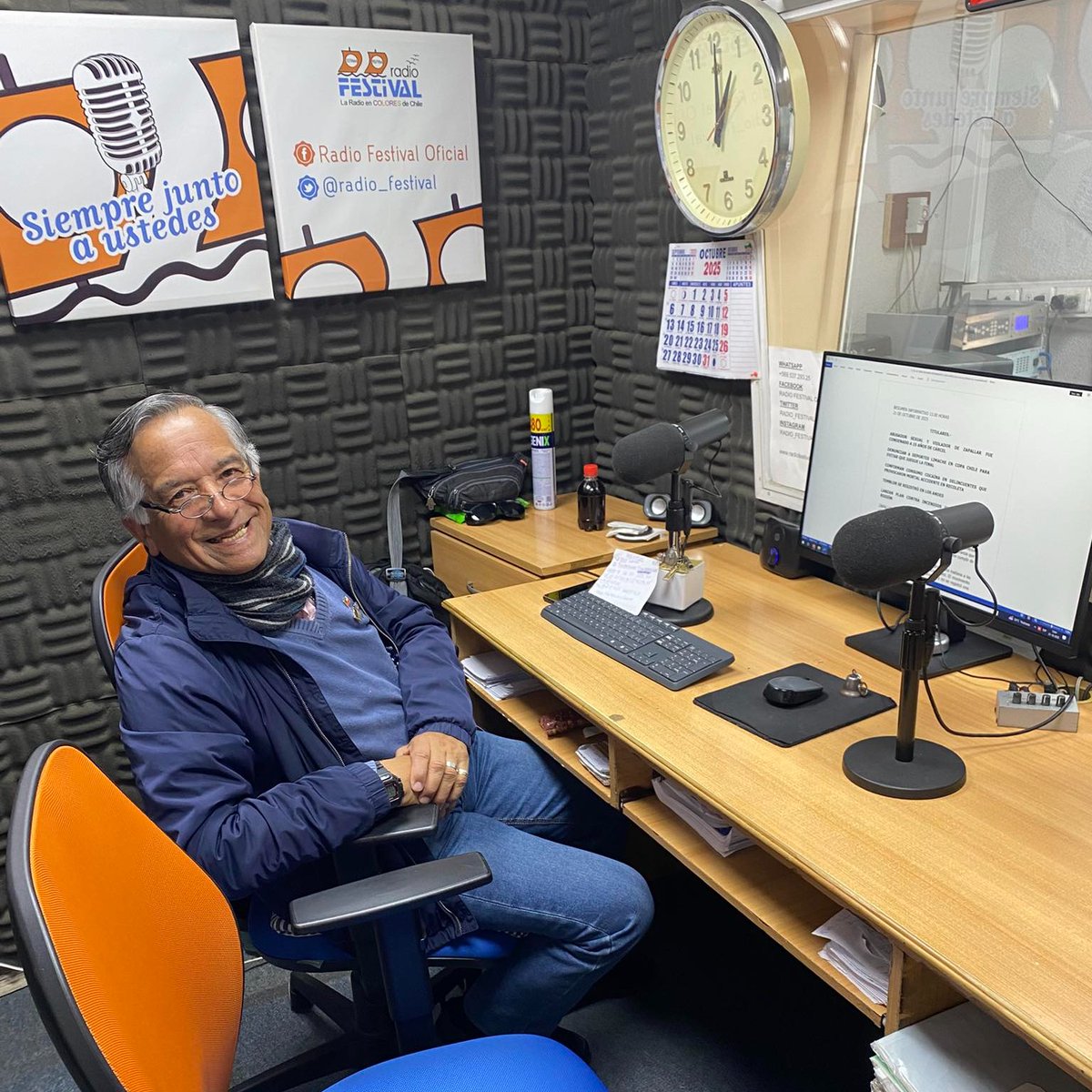 radio_festival's tweet photo. Los Días son mucho más alegres junto a #LosResponsables #ErnestoCollao y #JovenLalo por #LaNumberOne
Encuéntranos en:
📲 #FestiWasap +569 5372 9325
🔵 X / Instagram/ TikTok @radio_festival
📻🎙 127 AM/ 93.7 FM / https://t.co/vOFyr0Aj98 https://t.co/AQqxQDDAXL