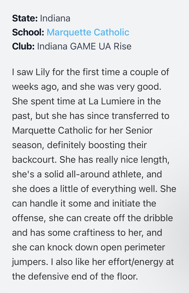 lilyhart21's tweet photo. Thank you @PGHIndiana for the write up! It was a long 14 months without playing, so grateful to be back. I'm going to continue to stay focused and get ready for senior season. #applypressure
@umoe1127 @MQTGirlsHoops https://t.co/cFzFeInOuG