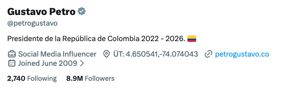 JulianLoperaR's tweet photo. @petrogustavo Oiste, ya podes cambiar la descripcion de tu perfil.
YA NO ERES PRESIDENTE! https://t.co/fhb2iLz1uD