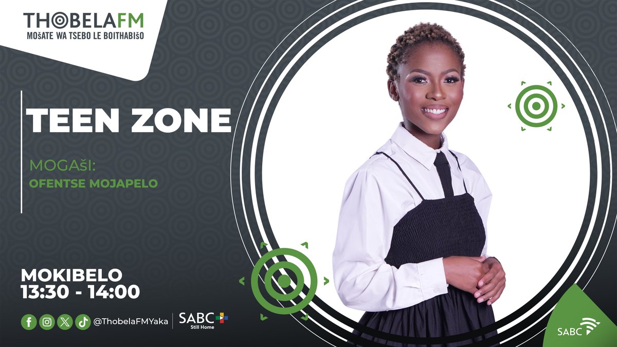 ThobelaFMYaka's tweet photo. #TeenZone | Go šetše dikgwedi tše pedi fela pele ga dithlahlobo tša mafelelo a ngwana. Naa le šetše le thomile go itokišeletša? Na le tseba moo le palelwago gona, gomme le na le leano la go lokiša mafokodi ao?
Abelana maikutlo a gago le Ofentse Mojapelo. https://t.co/ZUT6cOjiHU