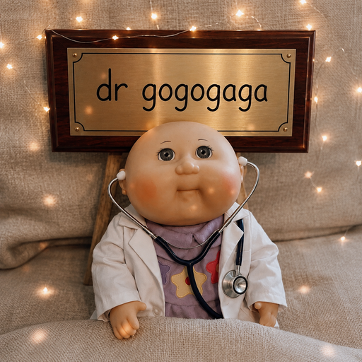goatOnChainn's tweet photo. Dr Gogogaga is going super viral and is spreading all over tiktok right now 

Dr Gogogaga performs lobotomies and also gives therapy to those in distress let's send the cute new doctor gogogaga

https://t.co/5SBKPiehAs https://t.co/8L1yNRSwnQ