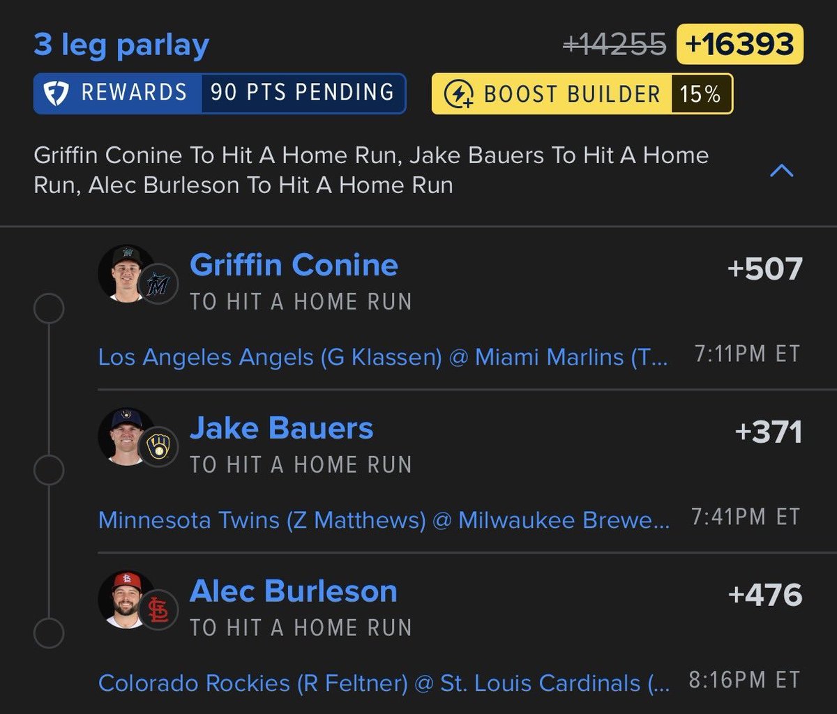 babyparlay2211's tweet photo. Favorite three, kinda ugly slate

#Gambling𝕏 #GGFREE #KraftedWithKasper #Fanduelparlays @Playbook

https://t.co/KwQB4VOfI3 https://t.co/GfJ4isx1rO
