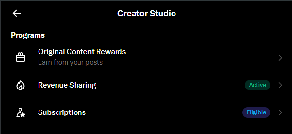satyaXBT's tweet photo. X shutdown monetization program tapi diganti sama sistem baru

Revenue Sharing lama ditutup buat pendaftar baru, gantinya sekarang ada Original Content Rewards Program

kurang lebih X mau payout creator dari konten original yang dapet qualified impressions, jadi nggak semua views otomatis dihitung

yang masuk hitungan:

- impression unik dari user Premium
- muncul di Home Timeline
- minimal 50% post terlihat
- payout tiap 2 minggu

buat bisa ikut juga ada requirement:

- langganan Premium / Premium+ / Premium Business
minimal 500 verified followers
- 500K impressions dari verified users di Home Timeline dalam 90 hari
- rutin bikin konten original dan akun nggak sering kena pelanggaran

definisi original contentnya lumayan luas. thread, video, meme, analisis, komentar yang emang nambah sesuatu, berita, dll masih bisa masuk

repost doang, download terus reupload, atau edit tipis-tipis nggak dihitung

buat yang udah masuk Revenue Sharing lama masih bisa dapet payout sampai 7 September 2026, terakhir sekitar 11 September. mulai 8 September bisa daftar ke program baru kalo masih memenuhi syarat

jadi, X sekarang pengen ngebedain creator yang emang bikin sesuatu sendiri sama akun yang kerjaannya recycle konten orang

gimana menurutmu?