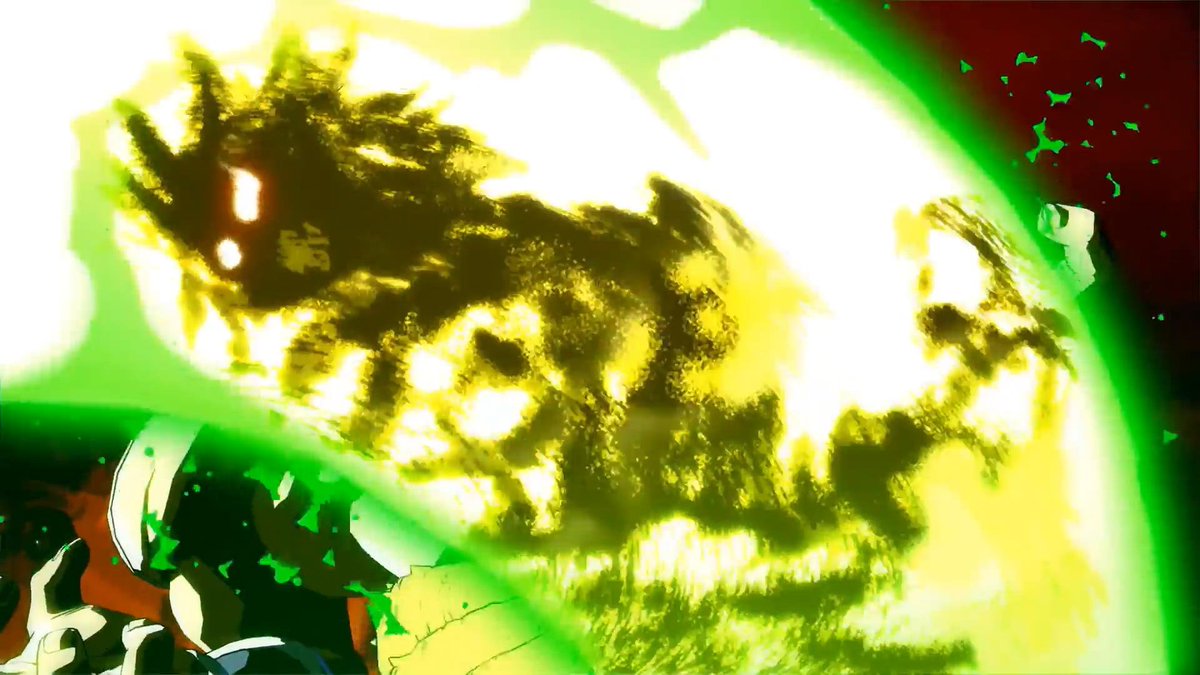 FISHonmydish's tweet photo. @deguretyaf call me crazy but part of me feels that deadpool swinging his head around is vaguely a reference to Super Broly's level 3 https://t.co/zlSm49Ms7P