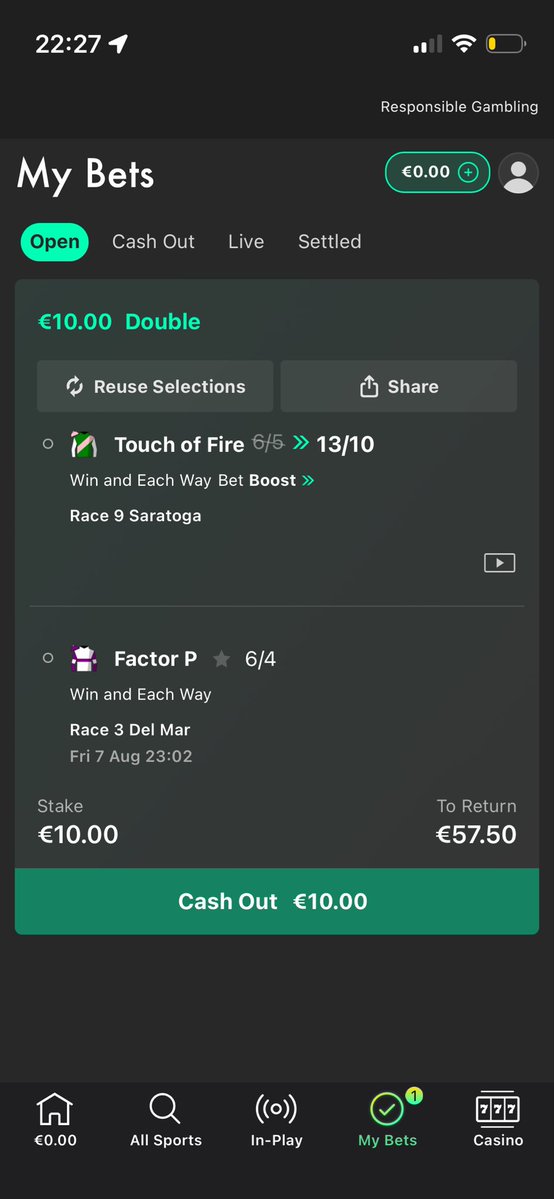 Jonnybetsbig's tweet photo. HERE WE GO.

Double I played running in the next 10 mins or so.

Paying over 5/1.

Let’s get it. https://t.co/dQzL8aJMkA