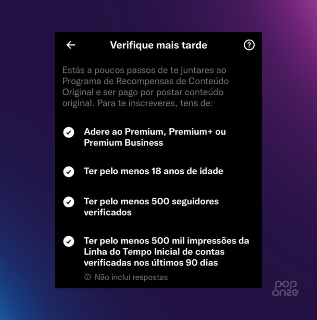 poponze's tweet photo. FIM DE UMA ERA! O X anunciou o fim do atual programa de monetização da plataforma.

A partir de 8 de setembro, apenas criadores de conteúdo original poderão ser remunerados. O Brasil, porém, não aparece na lista de países selecionados para a nova modalidade. https://t.co/88N6dgKZMS