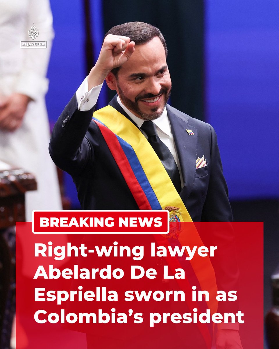 BREAKING: Abelardo De La Espriella Sworn In As Colombia's New President Amid Promises of Reform