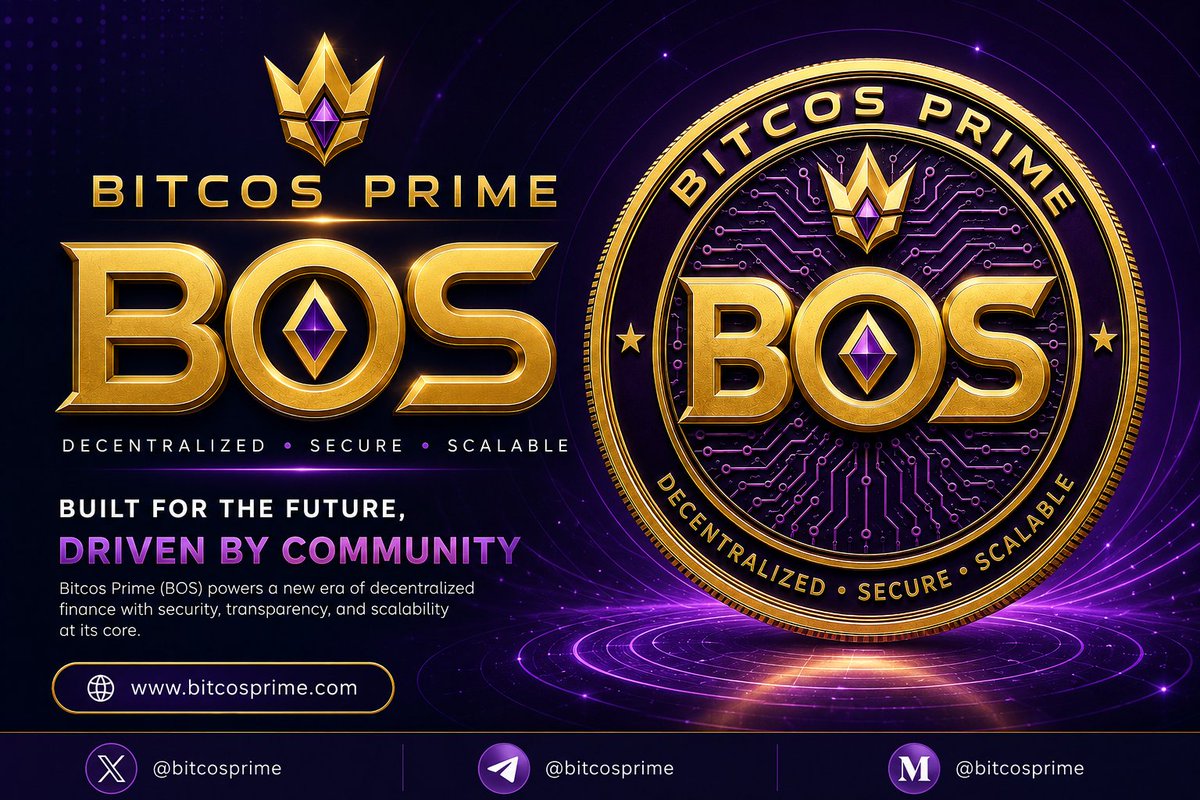 bitcosprime's tweet photo. π BITCOS PRIME (BOS) is creating a decentralized ecosystem designed for transparency, scalability, and real-world utility.
Decentralized β’ Secure β’ Scalable
#BitcosPrime #BOS #Web3 #Blockchain #Crypto #BNBChain #DigitalAssets #Innovation #FutureOfFinance #CommunityPowered https://t.co/Nli5SnNgCo