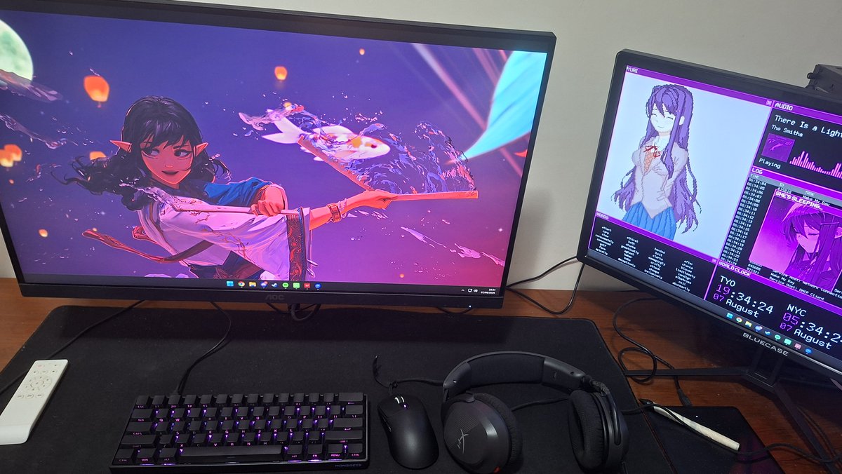 eraseborn's tweet photo. depois de muitos anos tenho 90% do que queria pro setup 

saí da vida periférica https://t.co/44KtW7oCsw
