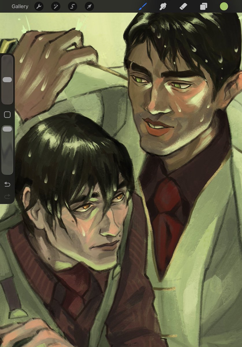 Khalhin_art's tweet photo. Two wet lab rats in summer rain 
#jayvik https://t.co/imVNqh91fg