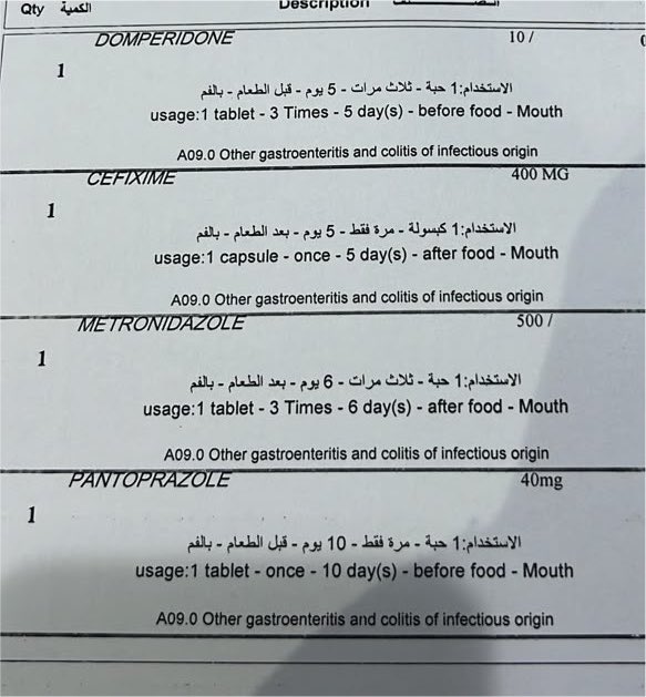 Roza_814's tweet photo. وصف الدكتور للأدوية لشخص مريض، من كلامه وش جنسيته؟ 5يوم، 10يوم 🤣🤣 https://t.co/b6qVCZ4hi0