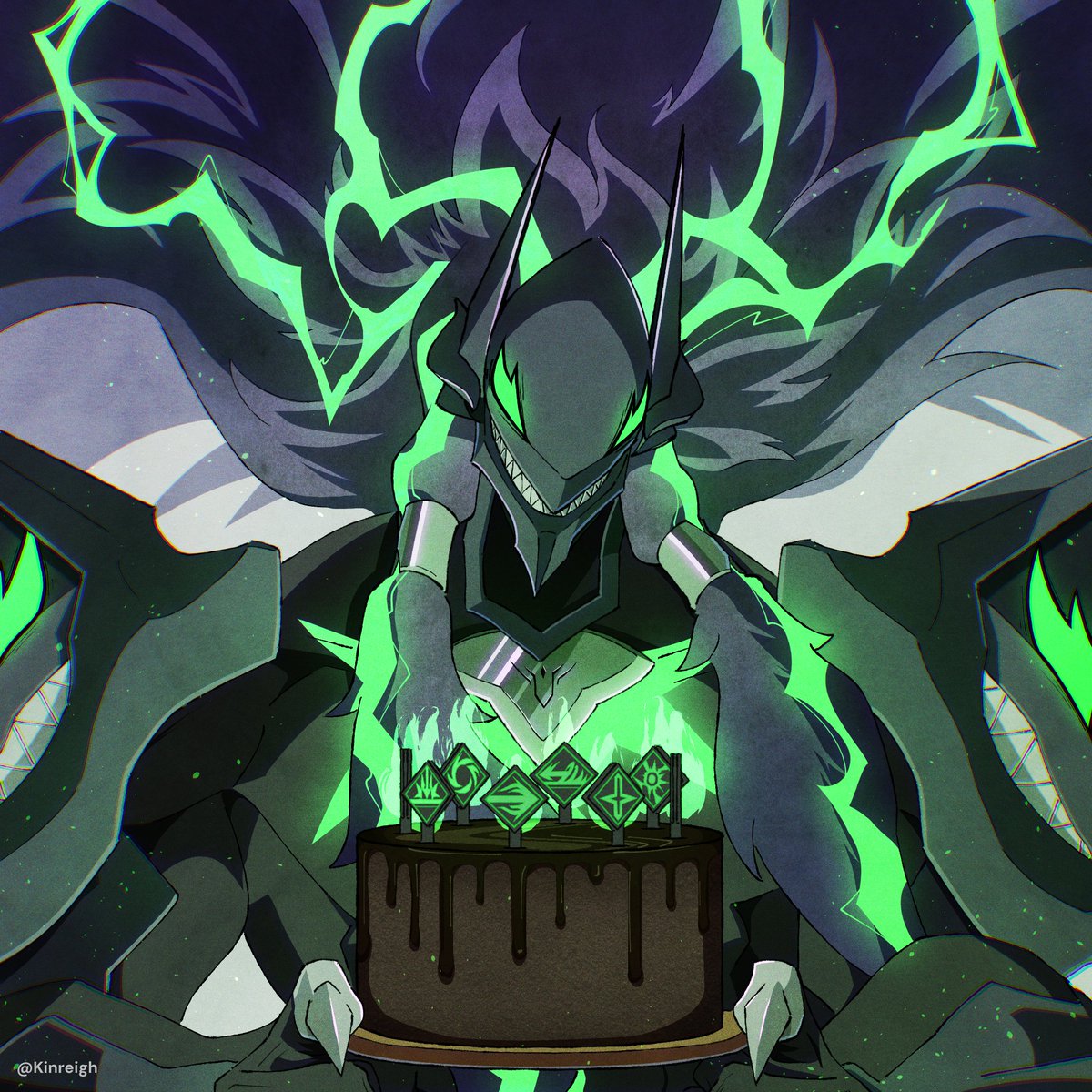 Kinreigh's tweet photo. Happy birthday Susano'o 🎉🎉
#BLAZBLUE #スサノオ https://t.co/qtXSI67qvV