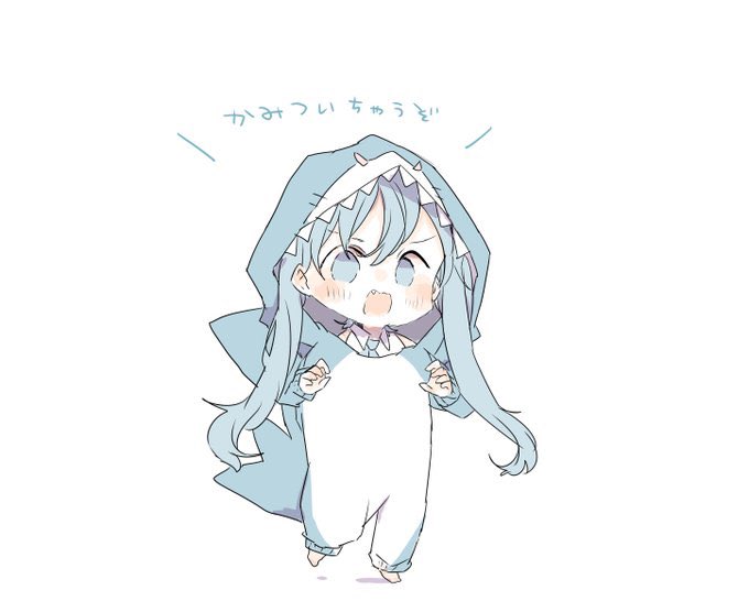 xxxxxsaki's tweet photo. サメミク🦈 https://t.co/AH5qctHOjn