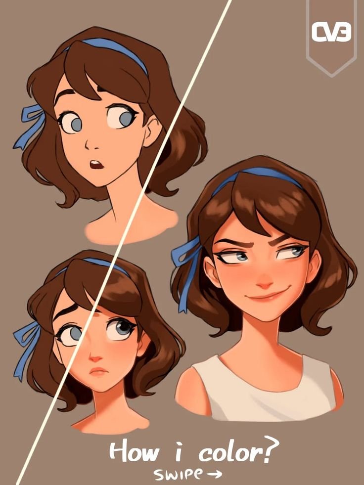 ezdrawps's tweet photo. The difference between colored and fully rendered is all in the lighting https://t.co/BGVJVrrhBh