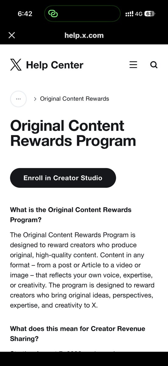 sm_hn's tweet photo. Xの収益分配、9月7日で終了へ。

翌8日から「Original Content Rewards Program」に。既存参加者も自動移行ではなく、改めて申請・承認が必要っぽい。

新制度では「オリジナルコンテンツ」を前面に。速報、専門的知見、独自の体験、創作、評論などを評価するのだとか。 https://t.co/ovavgC2XJ9