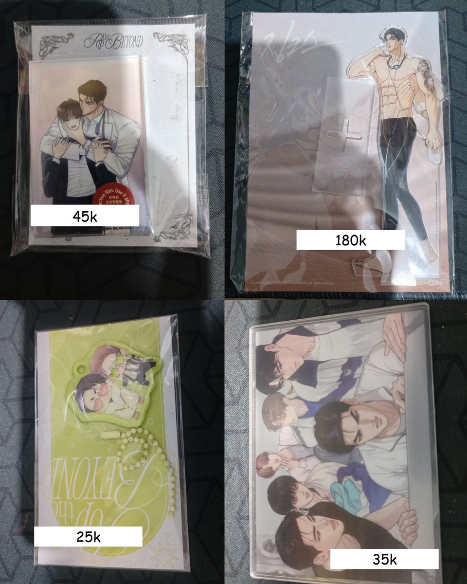 liaaase_'s tweet photo. WTS / Want to Sell

💸Tertera di pict (boleh nego tipis)
✅Ready INA
❌Biaya adm &amp; packing
❌Not for sensitive buyer

#warungbl #warungkr #warungmanhwa https://t.co/B0zONHLd4U