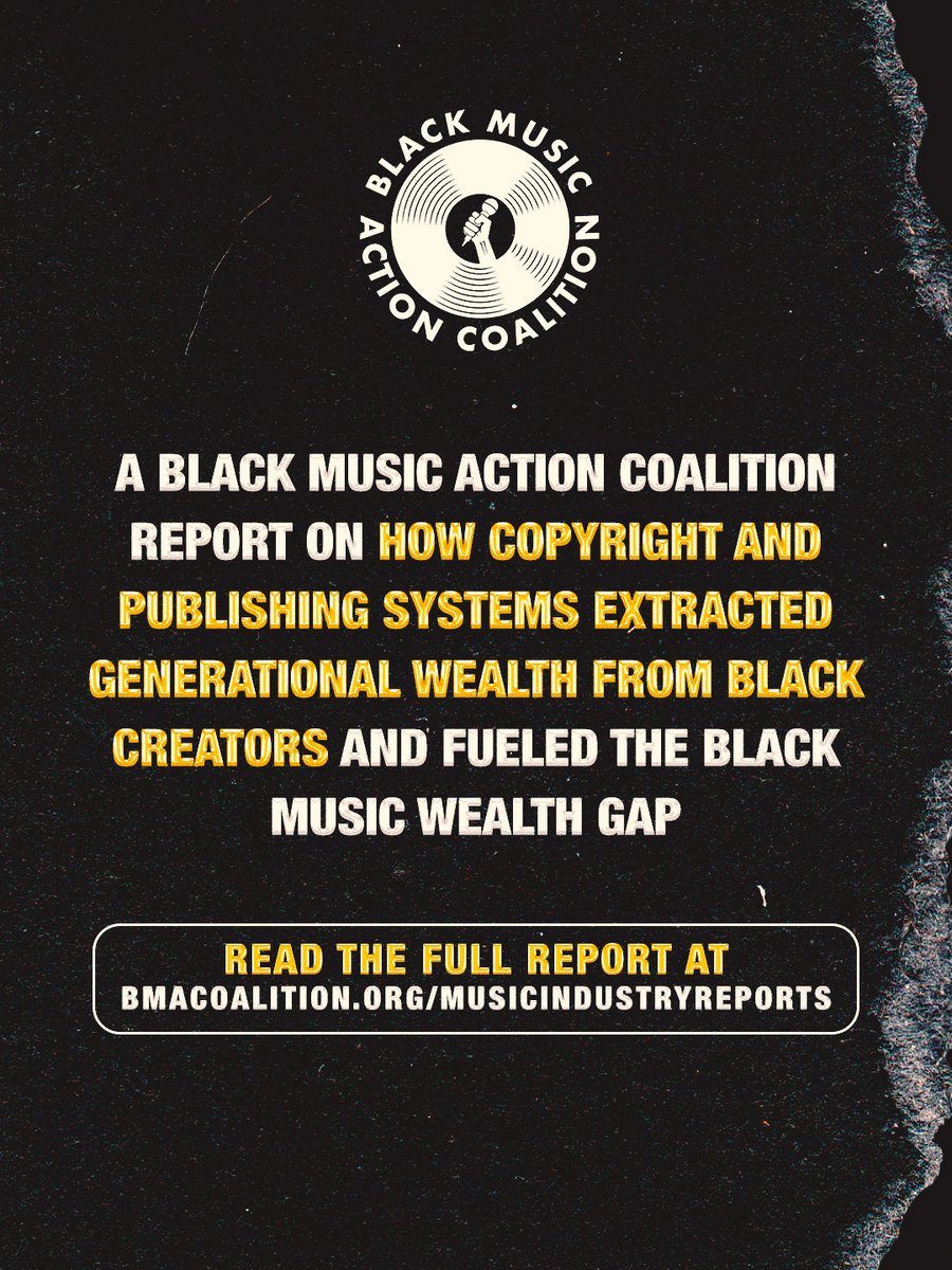 Variety's tweet photo. #ad| The music changed the world. The wealth often changed hands. Stolen By Design uncovers how copyright, publishing, and industry practices transferred ownership, royalties, and generational wealth away from Black creators—and why reform can’t wait. Read the report. Join the movement. #StolenByDesign

Twitter X:  @bma_coalition IG:  @bma_coalition Facebook: @blackmusicactioncoalition

https://t.co/1YWhZAjoFl