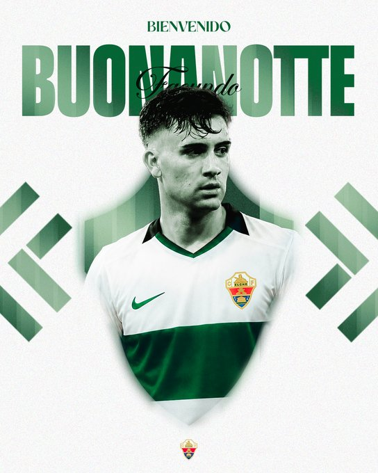 mercatosphera's tweet photo. 🇪🇸 El #ElcheCF obtiene la cesión del medio-ofensivo argentino Facundo Buonanotte (21 | #Brighton) por una temporada. https://t.co/ZQ8nZBYOeZ