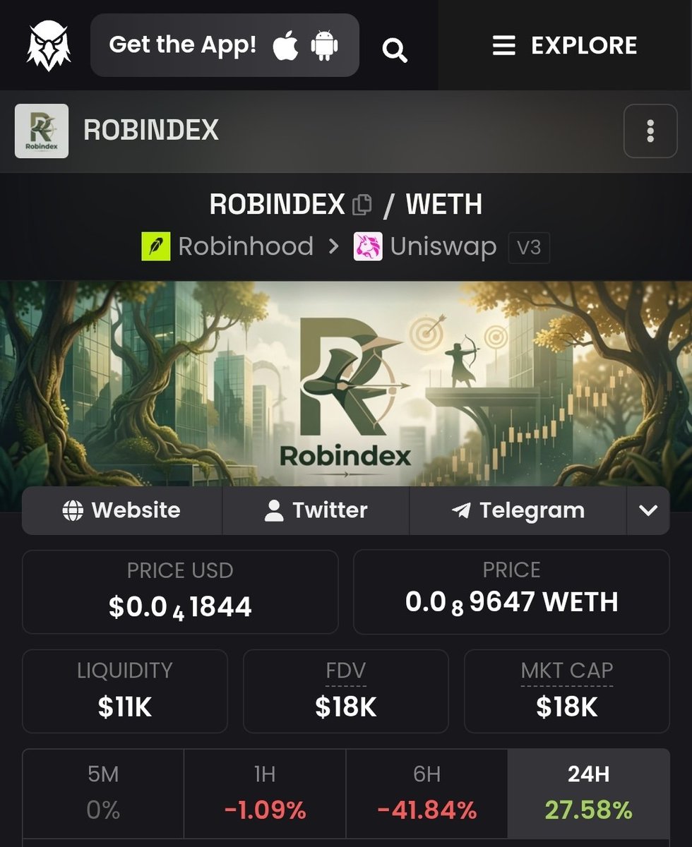 LetsFuckingGo_1's tweet photo. @mememe69696969 The Ticker is $ROBINDEX ⚡

0xd82f70f530aff45b831d6ee17062b4e85395c6f3

Based dev team with an amazing chad community forming.

https://t.co/lrGJp5XfUw https://t.co/vCPzV4OXt4