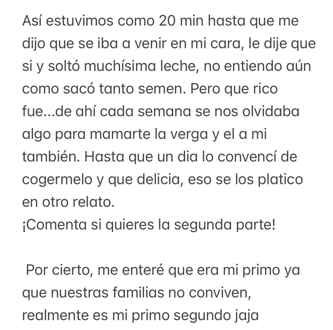 relatosincsgay's tweet photo. #7 MI CHALÁN ERA MI PRIMO🔨
#relatosincestusos #relatosgay #primos #cousin #relatos https://t.co/ASe6Tx4Am0