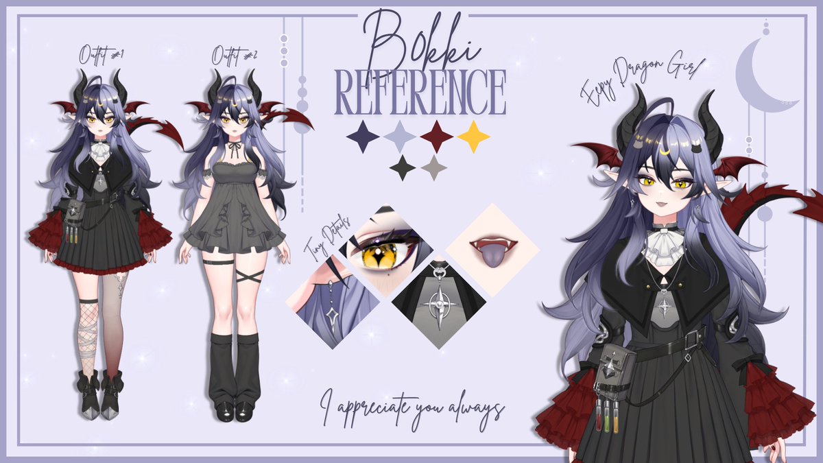 b0kki_TTV's tweet photo. Updated my reference sheet since I gave myself another outfit and changed my eye color a bit

Hopefully, this will be the last time I edit this😅

If any artist wishes to use my model for their art, please tag me and use #b0kki_art! 🫶 https://t.co/PNSySEoWfK