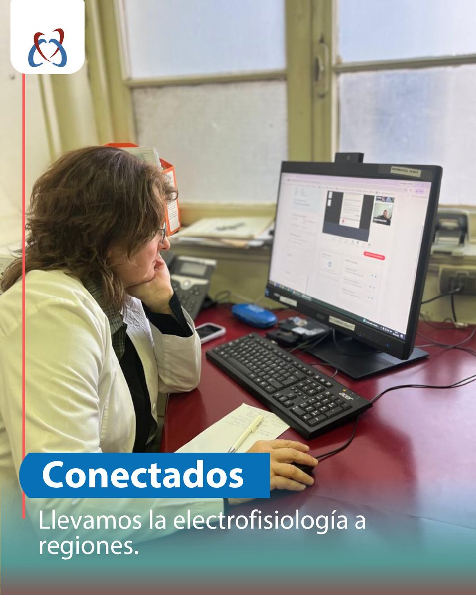 Toraxchile's tweet photo. 🚀¡Hito en salud digital! Junto al @HospitalIquique realizamos la 1ª atención de Electrofisiología por telemedicina💻

Dra. Andrea Lui (INT) y Dr. Sayyed Ali Raza (Iquique) evaluaron a paciente de Tarapacá, evitando su traslado a Santiago.

¡Pronto sumaremos Arica y Coyhaique! 🇨🇱 https://t.co/Vec0wJH0AD