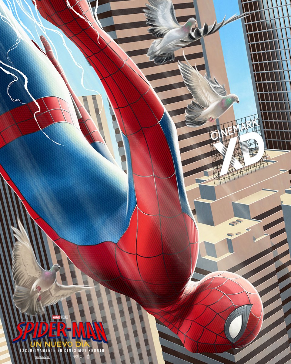 CinemarkSV's tweet photo. 🕷️ ¡Peter Parker regresó a Cinemark! 🤯 #SpiderMan: Un Nuevo Día se disfruta en pantalla grande y audio envolvente en las salas de Cinemark XD.

🎟️ Compra tus entradas en https://t.co/q15zOQtDys o en la app CinemarkCA. #SonyPictures https://t.co/009nEY1gr4
