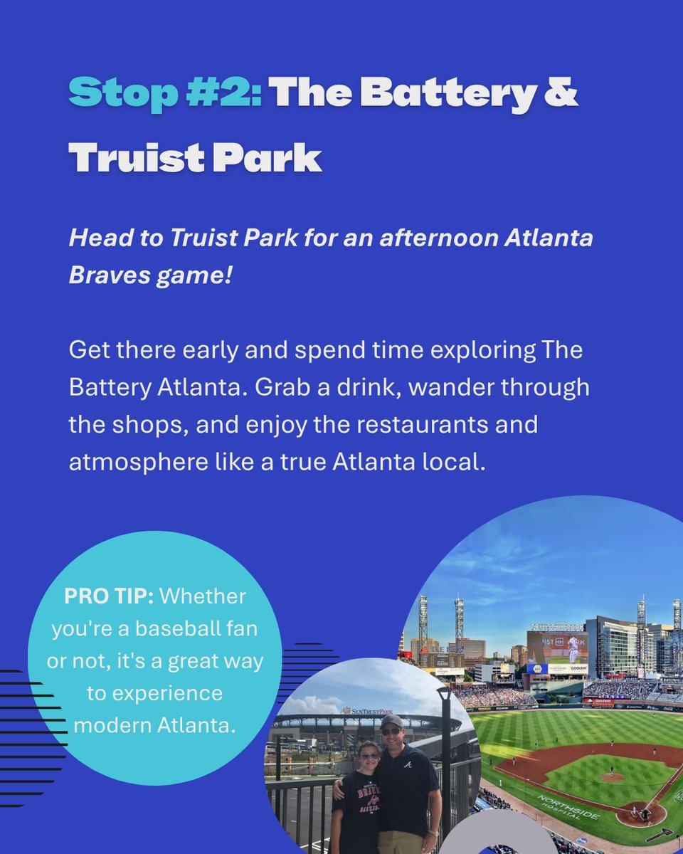 ASIS_Intl's tweet photo. Landing in Atlanta for GSX? Don't just go from hotel to convention center. ASIS President Eddie Sorrells, CPP, PSP, PCI put together a local's itinerary.

What Atlanta spot would you add to the list? Tell us below.

See you 14-16 September 2026 👋  

#ASISFoundation #GSX2026 https://t.co/ONDjO6GqaH