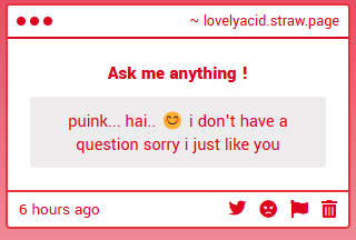 L0VELYACID's tweet photo. uhm... thank.. you? ^_^' https://t.co/RJvwXo6ELK