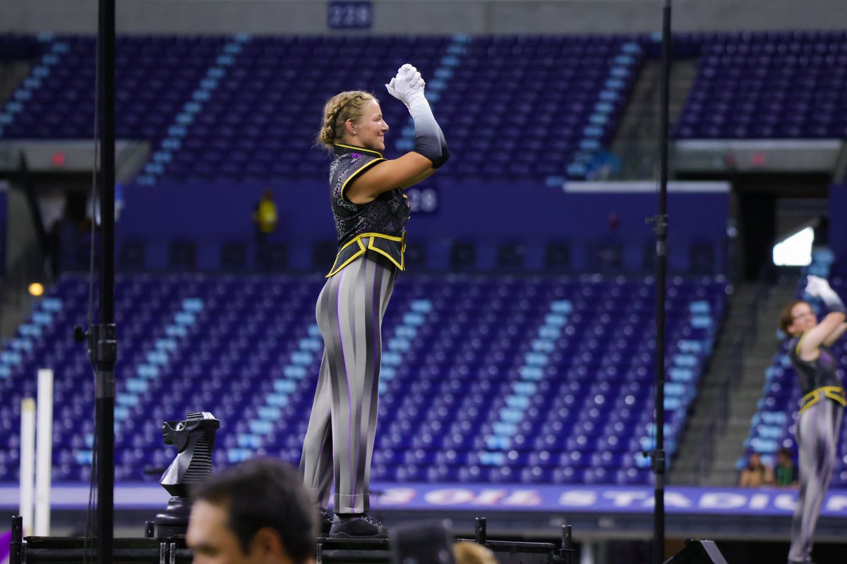 TheAcademyDBC's tweet photo. One last time sharing the stage 🌟

The final performance may be over, but what we built together will always have a place in the center of our hearts ❤️‍🔥

Thank you for believing in the magic ✨

#theacademydbc #drumcorps #dci26 #drumcorpsinternational https://t.co/X9GpQutJYa