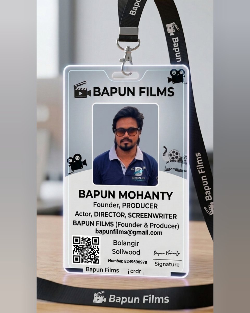 BapunFilms's tweet photo. Official Identity, Vision &amp; Passion for Cinema 🎬✨
ସଲିଉଡ୍‌ କେ ନୂଆ ସିଖର୍‌ କେ ନେବାର୍ ସପନ୍... Bapun Films 🎥🔥

#BapunFilms #Soliwood #Filmmaking #Sambalpuri #OdishaCinema https://t.co/bEtP22yMgv