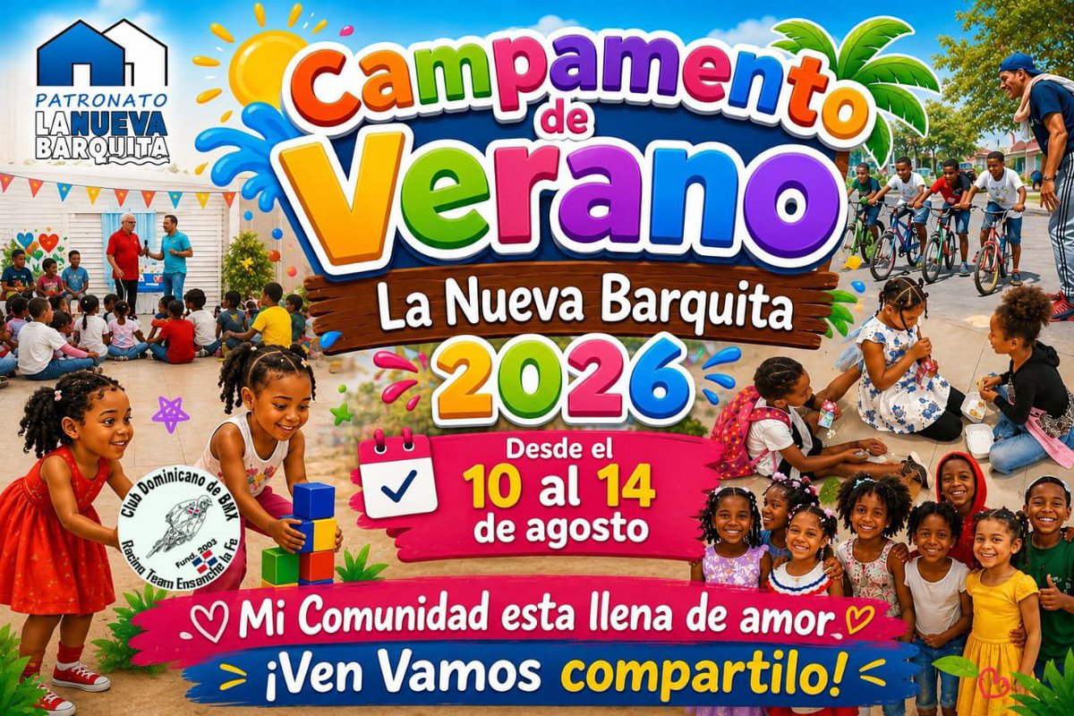 LeonardoLCJ7's tweet photo. EL CHAMPIONBMX INMORTAL DOMINICANO TE TRAE 5 DIAS  DEL CICLISMO TOTAL DE VERANO 2026 TOTALMENTE GRATIS $$$🚫
CON SU PROYECTO 💼📝 PRIMERA ETAPA INFALTI ESCOLAR Y COLEGIAL REPÚBLICA DOMINICANA ✨️🎉🎊🇩🇴🏁

Lic. Leonardo Castilo mas Conocido
El Champion 🇩🇴 BMX Inmortal Dominicano https://t.co/oSd8PMxPLL