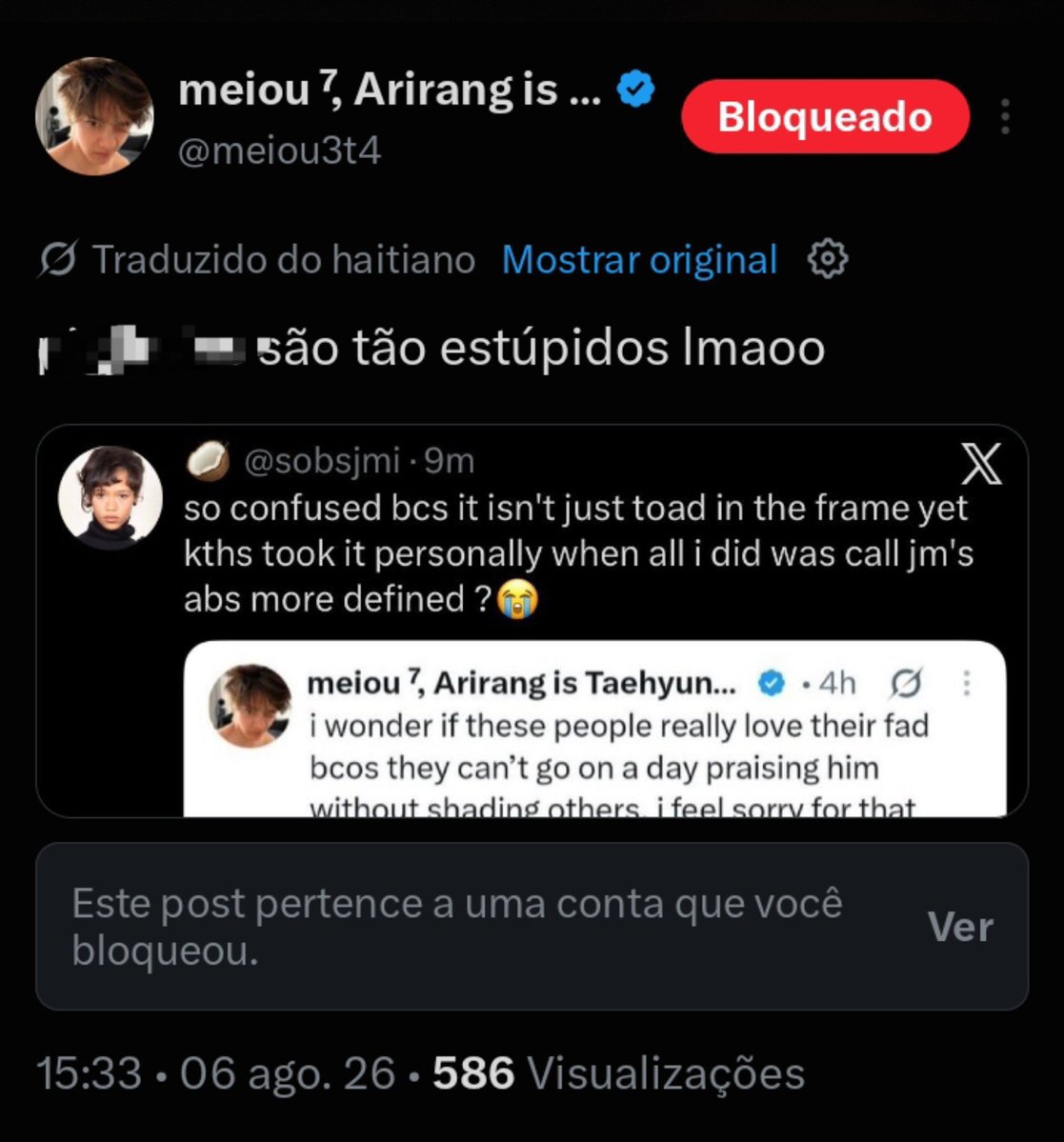 mizzieReportOT7's tweet photo. 🚨 REPORT | ANTIS DO 🐥🚨

Essas contas vêm fazendo ataques contra o 🐥.

Não engajem, apenas denunciem e bloqueiem.

▫ Ódio ▫ Fake ▫ Abuso ▫ Spam ▫

🔗 https://t.co/eJ9YserKEL
🔗 https://t.co/3hwCPiuqHJ
🔗 https://t.co/YH191YO2sl
🔗 https://t.co/jW2aBPliIi https://t.co/BSy8wu0UBf