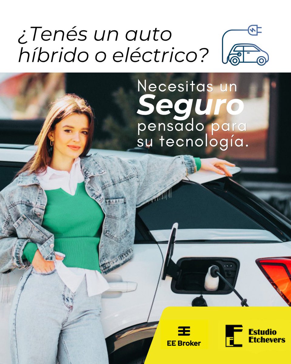 OrgEtchevers's tweet photo. 🔋 ¿Tenés un auto eléctrico?

🚗 Protegé tu inversión y manejá tranquilo.

📲 Consultanos. https://t.co/dc51pgKhUe