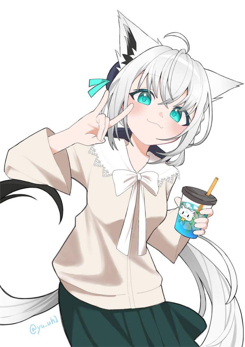 yu_uh1's tweet photo. #画力変化ビフォーアフター #絵フブキ 
2024→2026 https://t.co/5Ze84jkzal
