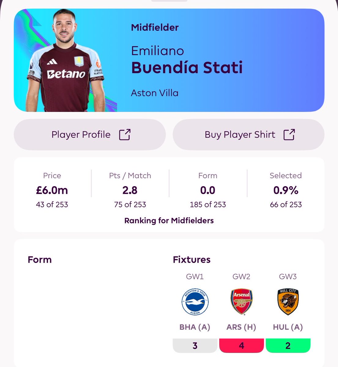 FPLGenetics's tweet photo. Buendía had 11 defcons playing as number 10 today against Bayern.

Nailed as no 10 with:

Penalties ⚽️
Direct free  kicks 🎯
Creativity 🧠 

Now he is adding defcons to his game!

He will be a bargain! https://t.co/91MxRYtV3L