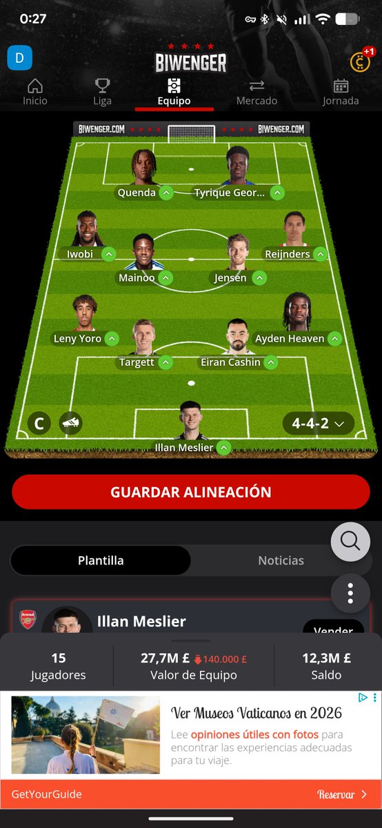 Galve96's tweet photo. @adriaJM8 @biwenger Vaya equipico me ha tocado eh no pasa nada, remontaremos, la temporada es larga https://t.co/WIvNa8eRKb