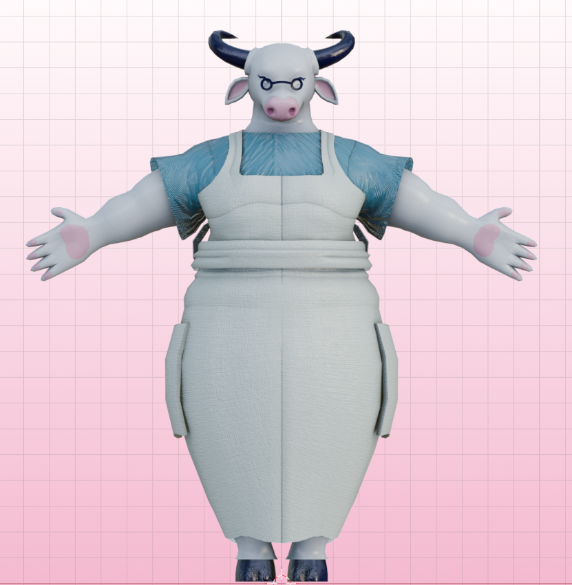 JeanDegareF's tweet photo. #animalhospital head nurse model!!! credits to @BlackKatDraws for the design https://t.co/9kZj31MeHQ