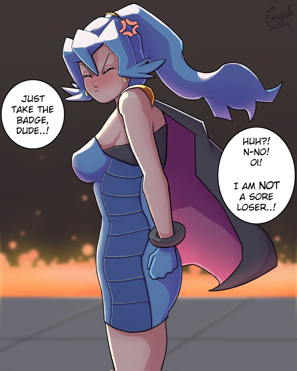 EmperadorRobin's tweet photo. Girls when they're sore losers:
"I am not a sore loser!" 
But you are a sore cutie!~ https://t.co/WSc13F3VbJ