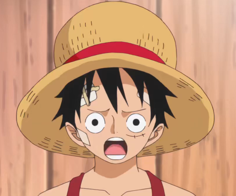 sanjiluvr69's tweet photo. my one piece pet peeve is when they draw luffys hat so enormous like this https://t.co/OaZOikGVr5