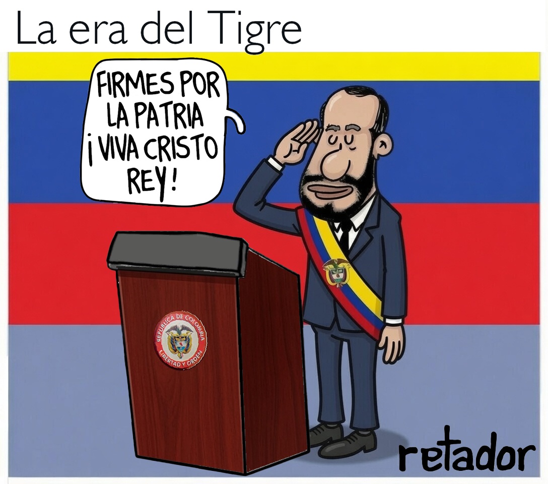 Rettador's tweet photo. Se inicia el camino hacia la Patria Milagro. Ahora sí tenemos presidente. ¡Qué diferencia! Colombia NO puede volver a elegir un mequetrefe de tan baja calaña. https://t.co/O7cOwyS3BM