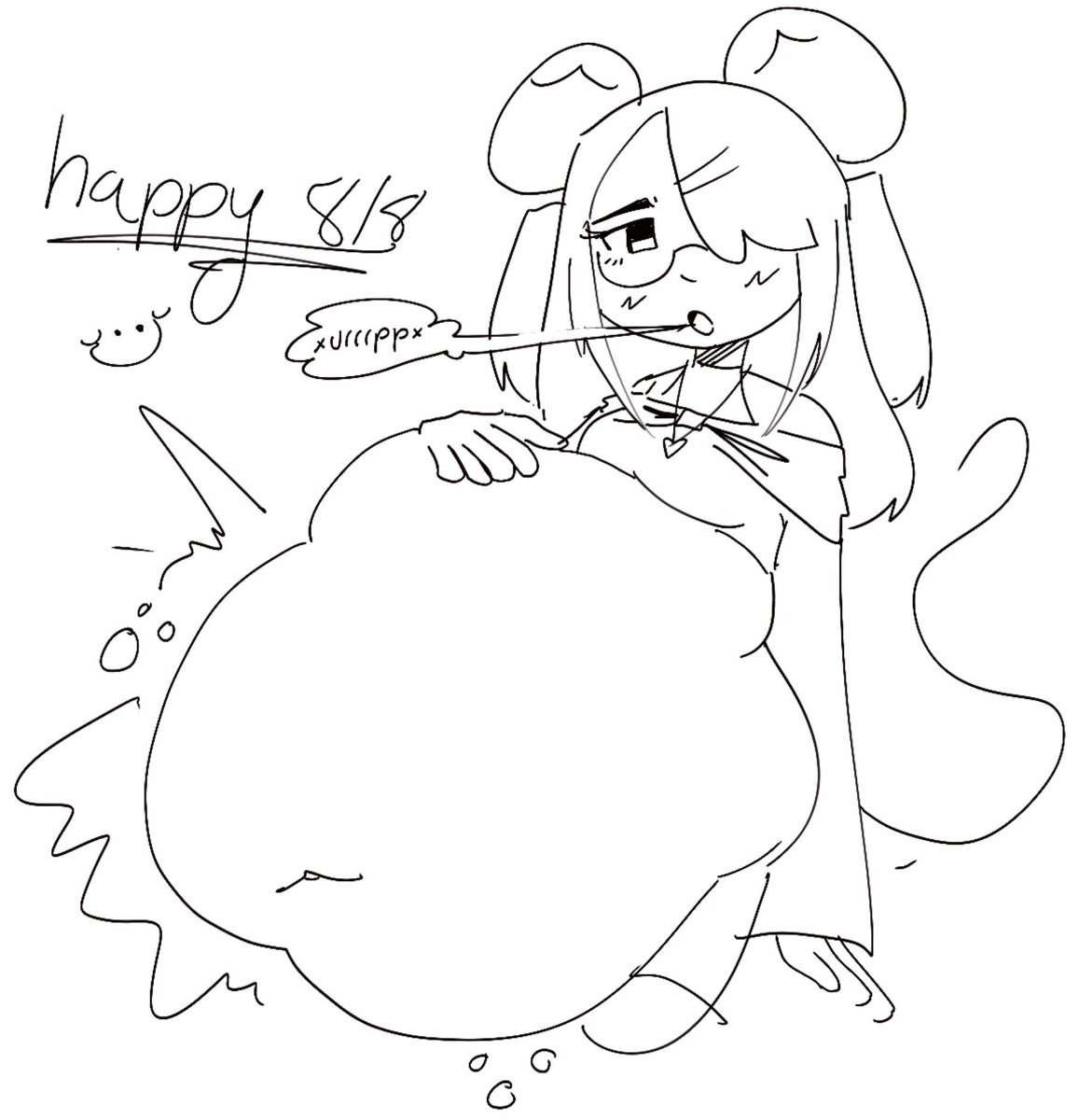 poolsharkk's tweet photo. Happy 8/8 day everyone 💕💕 time to become mouse pudge all of you https://t.co/Zo6JAxExIL