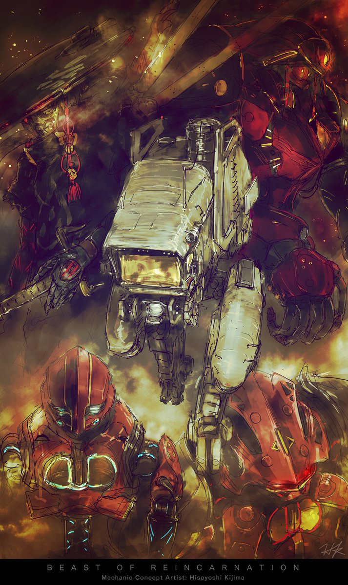 yutori_custom's tweet photo. ゲームフリーク新作『Beast of Reincarnation』にてメカデザインとUI初期コンセプトを担当いたしました！
是非ともゲーム中じっくり見てみてください…！
よろしくお願いします！ https://t.co/SXxGxcJLDp