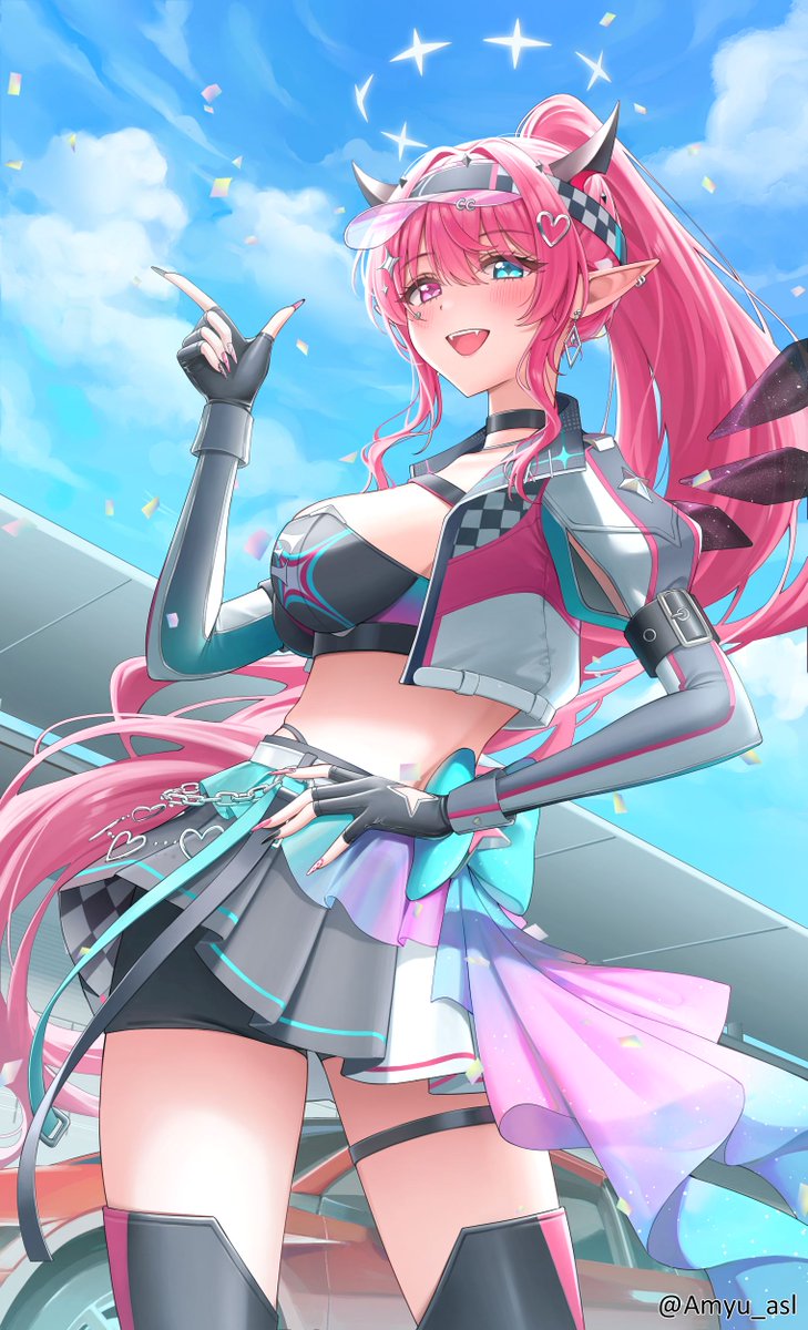 Amyu_asl's tweet photo. レースクイーンのIrys好き✨

 #IRySart https://t.co/7XdS2S5wGb