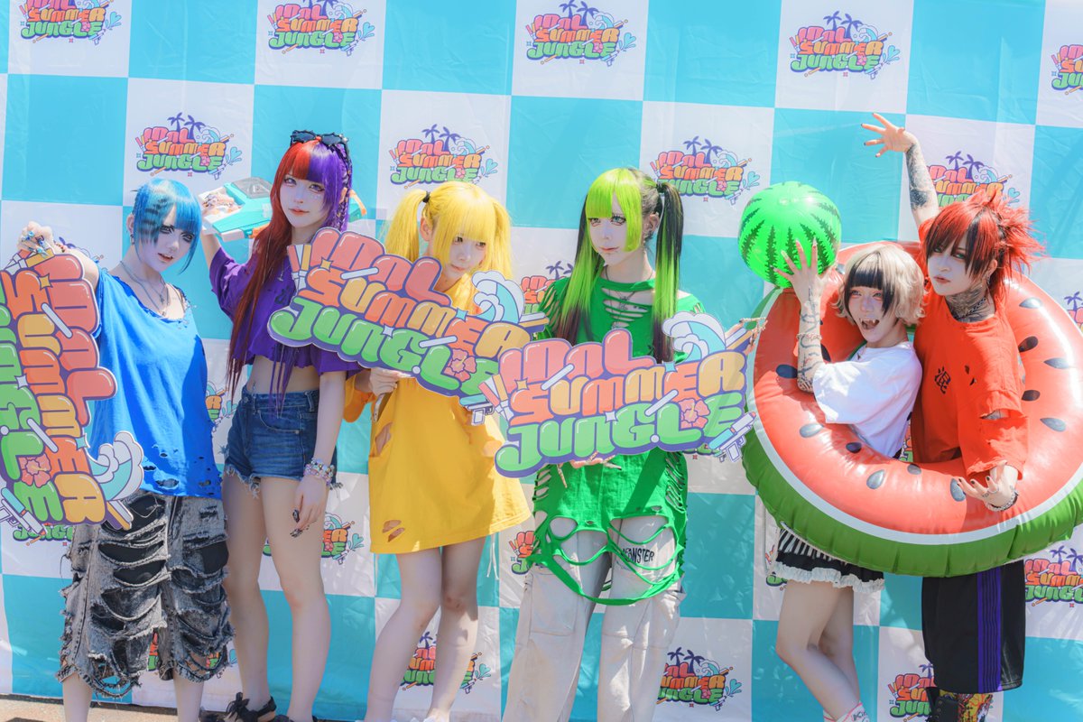 samajan_idol's tweet photo. 【 IDOL SUMMER JUNGLE 2026 DAY2】

KABUTOMUSHI STAGE🪲
ご出演ありがとうございました！❤︎

マザリさん@mazari_info 
Aiveryさん @Aivery__ 
いつかの夜に僕たちが、さん @itsuyoru_info 
アイテムはてるてるのみさん @teruteru_OFC 

#サマジャン2026 https://t.co/9DL6lXEa8B
