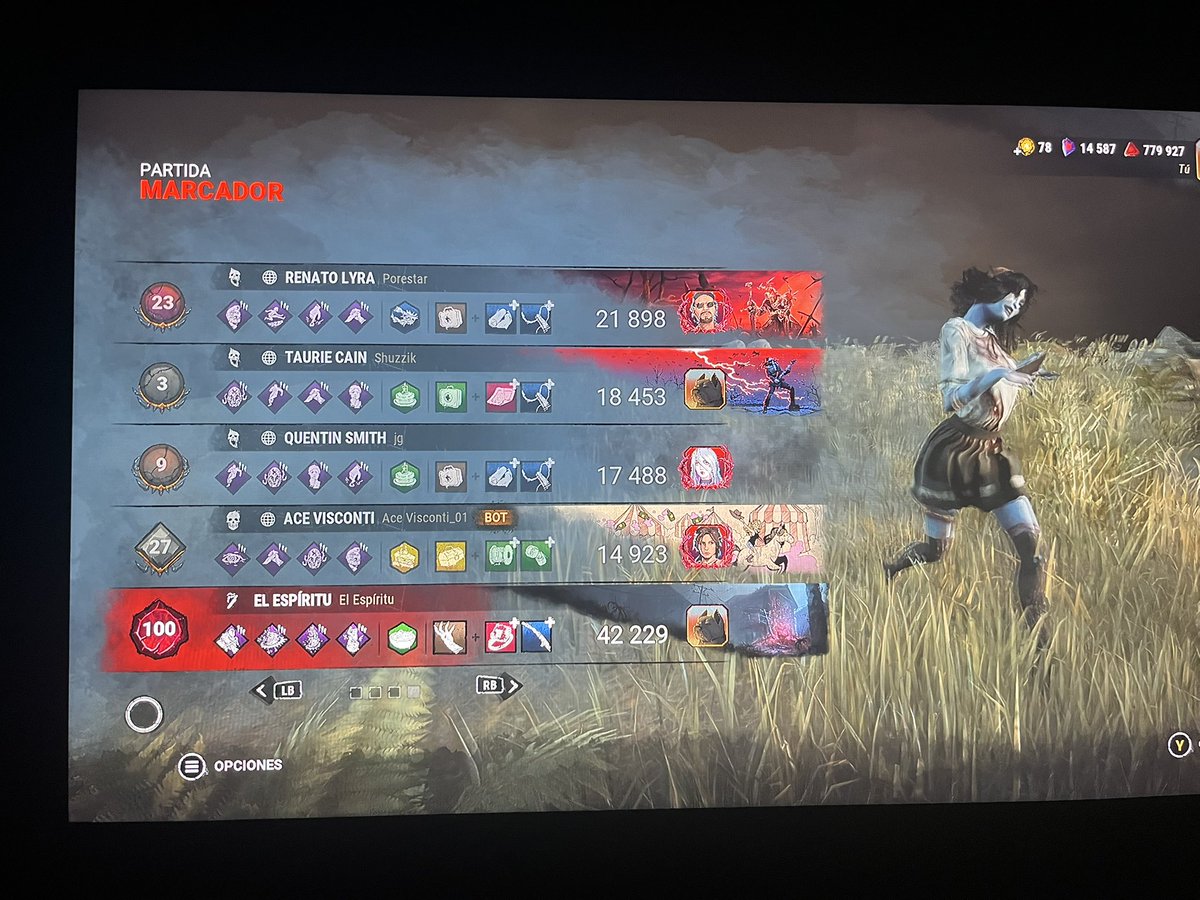 haejiine's tweet photo. your average dbd match https://t.co/161Hg1pKSi