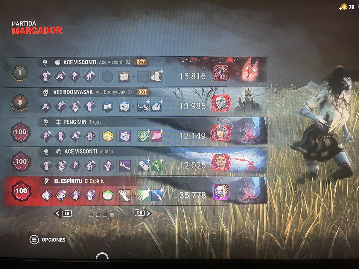 haejiine's tweet photo. your average dbd match https://t.co/161Hg1pKSi