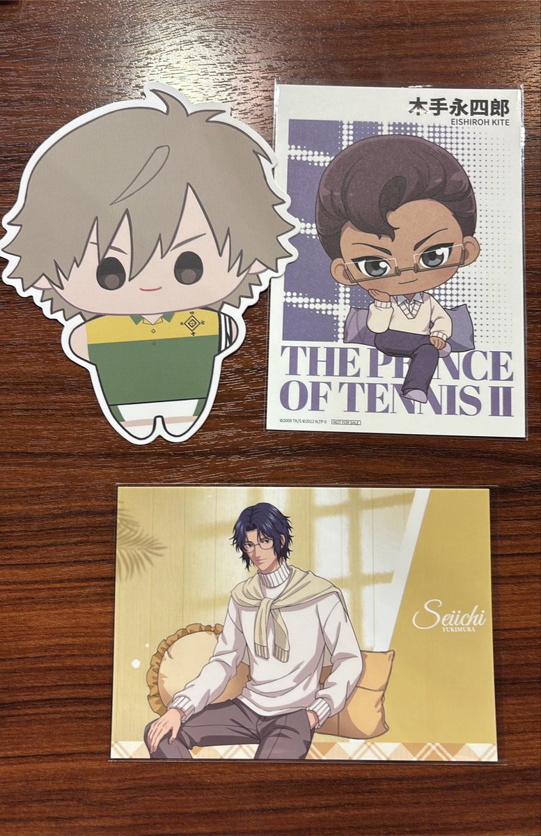 ooo_7thrz's tweet photo. 【交換】新テニスの王子様　テニプリ　リラックスタイム　グッズフェアinあみあみ　特典　ぬいぐるみ特典

譲　木手/幸村/白石

求　同種　越前or不二
　　※ぬいぐるみ特典は不二のみ

8/8本日池袋におりますので現地交換可能です。
検索からもお気軽にお声がけください🙇‍♀️ https://t.co/yWgAEHLNMX