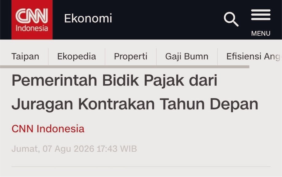 MuhadklyAcho's tweet photo. Yang kelas menengah dikejar semua, ga akan bisa lolos. Tapi yang beneran kaya 7 turunan mah ga tau deh. https://t.co/IgptetPCsR